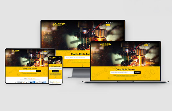 Cora Gear Responsive Web Sitesi