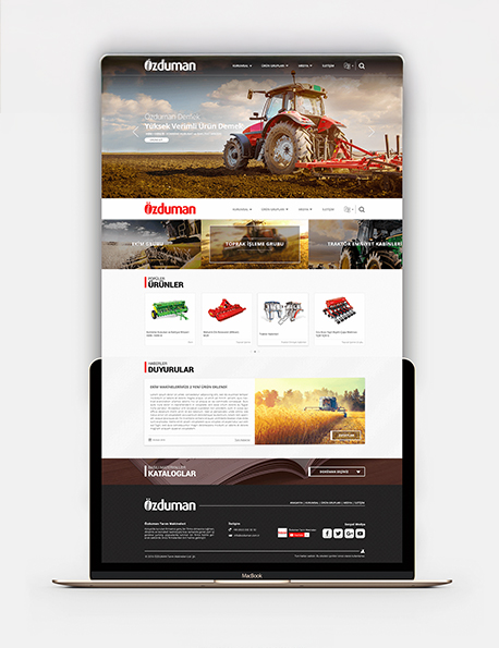 Özduman Responsive Web Sitesi